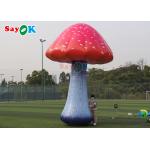 Giant Inflatable Mushroom Model Plant For Wonderland Blow Up Mushroom With Flower
