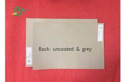China Recycle pulp 250gsm 270gsm Thickness Duplex Board Whit Grey Back supplier