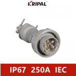 250A 380V IP67 High Performance High Current Industrial Plug And Socket for sale