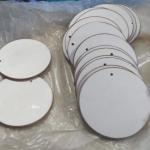 CE Standard Round Piezo Ceramic Plate For Ultrasonic Vibration Sensor for sale