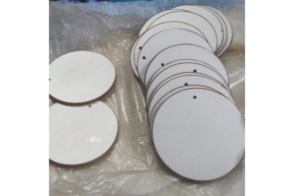 CE Standard Round Piezo Ceramic Plate For Ultrasonic Vibration Sensor