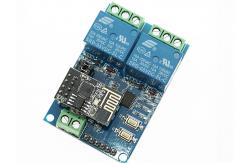 China ESP8266 5V Dual WiFi Relay Module , IOT Smart Phone App Controlled Relay supplier