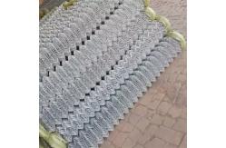 China Galvanized Wire Mesh Vinyl Wrapped Chain Link Fence Diamond Hole Cyclone supplier