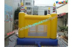 China Waterproof Commercial Bouncy Castles 3x3M With Slide supplier
