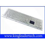 Stainless Steel Industrial Keyboard With Touchpad High Vandal-Proof With USB Interface