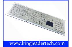 China Stainless Steel Industrial Keyboard With Touchpad High Vandal-Proof With USB Interface supplier