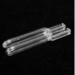 Double Quartz Tube Quartz Glass Tube Transparent Durable for Industrial
