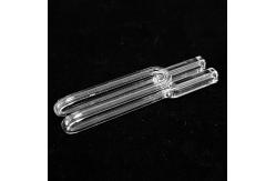 China Double Quartz Tube Quartz Glass Tube Transparent Durable for Industrial supplier