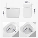 Bathroom Sanitary Ware Ceramic Modern Smart One Piece Toilet Foot Sensation Flushing Elongated Bowl Design for sale