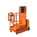 Long Life Small Aerial Electric Order Picker Warehouse Picking Up Equipment