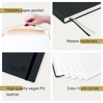 Medium Black Softcover 2023 Weekly Planner With Daily Schedule