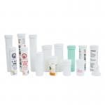 Customized Plastic Packaging Vitamin C Effervescent Tablet Tube with Desiccant Cover