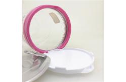China Aluminum Easy Open Cans Clear Plastic Cylinder With Flip Top FDA Certificate supplier