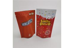 China Cbd Candy Gummy Plastic Pouches Packaging  Bags Recyclable With Window supplier