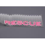 Clear TPU White Silicone Dots Screen Printed Patches Custom Logo For Garments