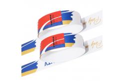 China Unique Tyvek Security Wristbands For Events Water Resistant Synthetic supplier