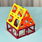 Small House Magnetic Shapes For Building ,  Magnetic Tiles Construction Set 3 Years + for sale