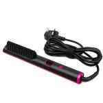 Negative Ions Electric Hair Brush Anti Scald Hair Straightener Brush for sale