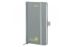China 6.3''X4.3'' Traveller Vertical Layout Planner Custom Grey Hardcover supplier