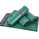Green Co-Extruded Plastic Shipping Envelopes Custom Printed Light Weight for sale