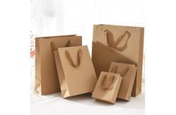 China Customized Kraft Paper Handbag / Shopping Bag Recycled Compostable supplier
