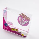 PET PVC PP Rectangular Recyclable Plastic Cosmetic Boxes for sale