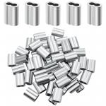 ISO Aluminum Wire Crimp Sleeves Lightweight 1/4 30pcs Practical for sale