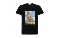 China Custom Design 100% Cotton T - Shirt With 3D Lenticular Flip Effect Artwork supplier