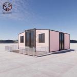 Double Wing Prefab Container House with Broken Bridge Aluminum Window