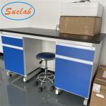 Steel Hospital Chemistry Lab Desk , Multipurpose Science Laboratory Table for sale