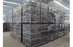 China Secure Locking System Collapsible Pallet Cage / Pallet Cages Galvanized Finish Load Bearing Capacity supplier