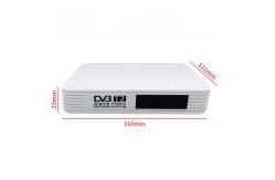 China Hd Terrestrial Digital Tv Receiver USB PVR Dvb T2 / C H265 Hevc Hd supplier