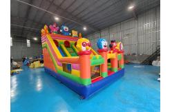 China Tarpaulin Inflatable Water Slides Cartoon Themed Kids Water Jumping Castle supplier