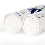 Powder Packing Paper Tube With A Closeable Sifter Lid Full Colour Label for sale