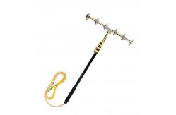 China Pressure Nozzle Solar Panel Cleaning Brush with Extendable Handle and Telescopic Pole supplier
