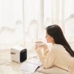 FCC RoHs Mini Portable Electric Heater 600W 900W Personal White Office for sale