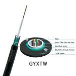 High tension resistance Outdoor GYXTW Fiber Optic Cable 2 4 6 8 12 24core Networking for sale
