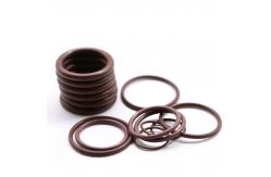 China Brown 70A Silicone Seal O Ring Heat Resistant Non Deformation supplier