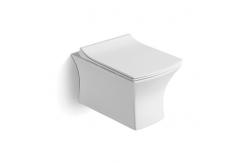 China Wholesale China Modern Design P-Trap Wc Washdown Wall Hung Ceramic Toilet supplier