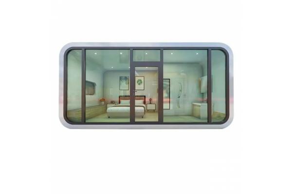 6m x 3.3m Aluminum Alloy Apple Capsule House with Solar Power