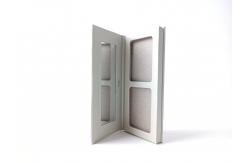 China Cosmetic 2 Hole Empty Eyeshadow Palette Greyboard Cheek Palette supplier