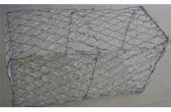 China Gabion Machine 80*100mm Mesh Box for Flooding Protection PVC Coated Wire supplier