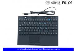 China FCC Waterproof Keyboard , Washable Industrial Computer Keyboard With Function Keys supplier