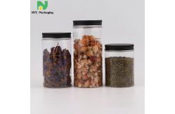 China 300ml Plastic Food Jars With Gold Lids Plastic Storage Container supplier