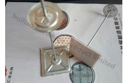 China Galvanized Steel Rock Wool Stick Insulation Pins With 50mm Square Washer Base supplier