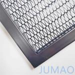 Sprial Cabinet Decorative Wire Mesh Panel Steel For Wall Facades for sale