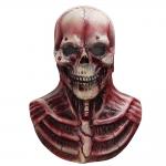 Bloody Skull Zombie Latex Masks Creepy Props Halloween Full Head Adult Cosplay for sale