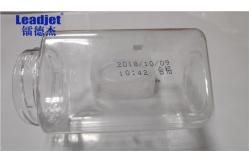 China Food Packages Leadjet Inkjet Printer / Expiry Date Coding Machine With Samrt Cartridge supplier