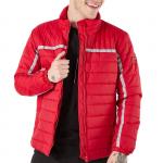 Warm Duck Down Puffer Jacket Dyed Embroidered Corduroy With Hood