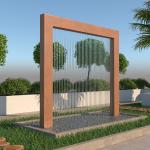 Garden Decoration Corten Fountain Exquisite Artificial For Home
